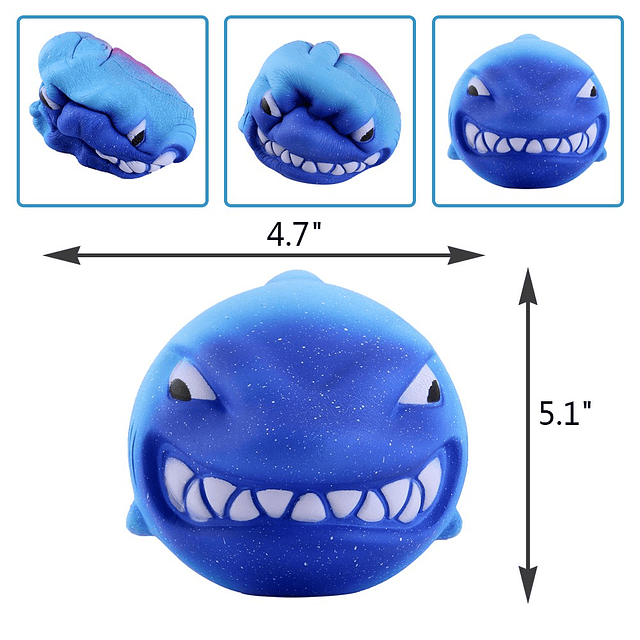 Squishy 5,5 pulgadas Squishies Shark Galaxy Jumbo Kawaii súp