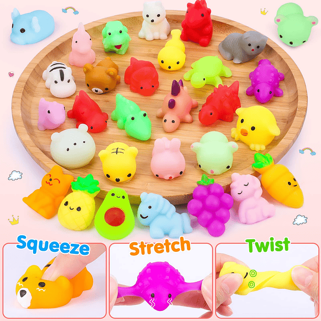 Squishy 85 piezas Mochi Squishy Toys Favores de fiesta para