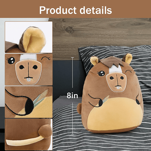 Squishy Animales de peluche de caballo Juguete de peluche de