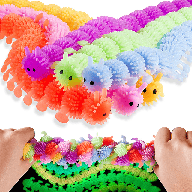 Squishy 6 Piezas Juguete Elástico Fidget Juguete Luminoso Se