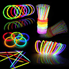 Squishy Glow Sticks Bulk 1000 Glowsticks de 8"; pulseras Glo