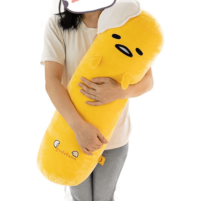 Squishy Futurecos Lindo Huevo Largo Amarillo Peluche Almohad