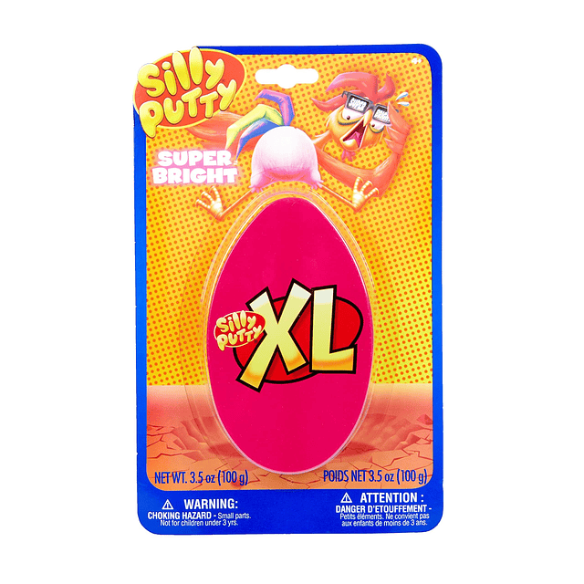 Squishy XL Silly Putty Super Bright, colores neón, juguetes