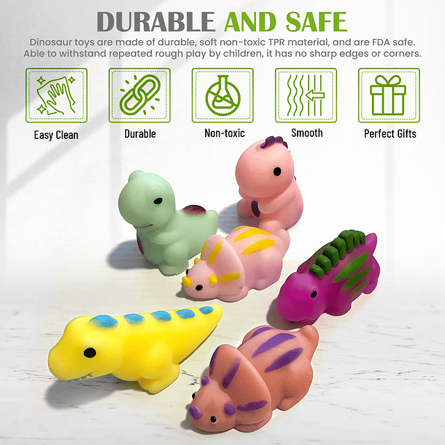 Squishy 10 Squishies de dinosaurios gigantes para niños y ni