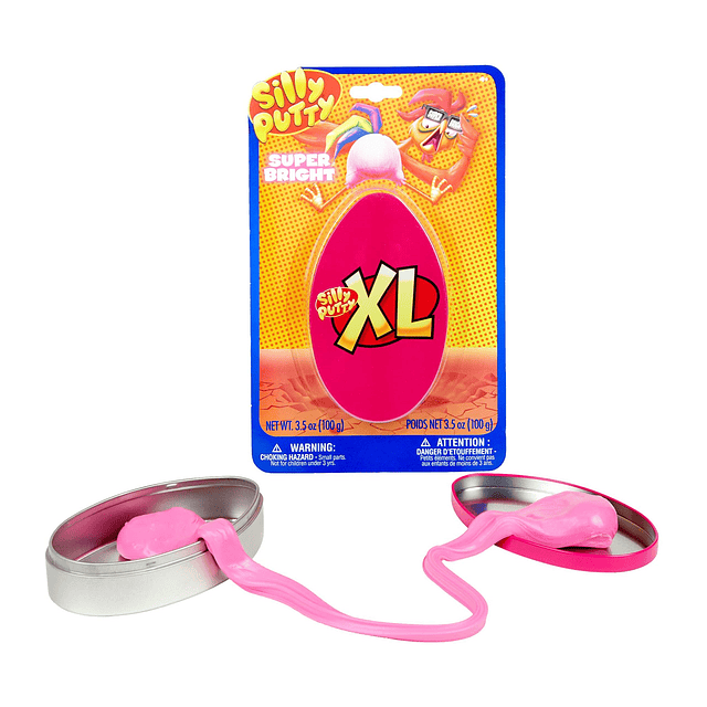 Squishy XL Silly Putty Super Bright, colores neón, juguetes