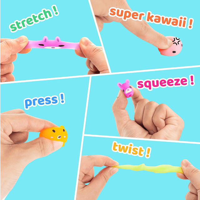 Squishy 200 piezas Mochi Squishy Toy, Mini Kawaii Squishies