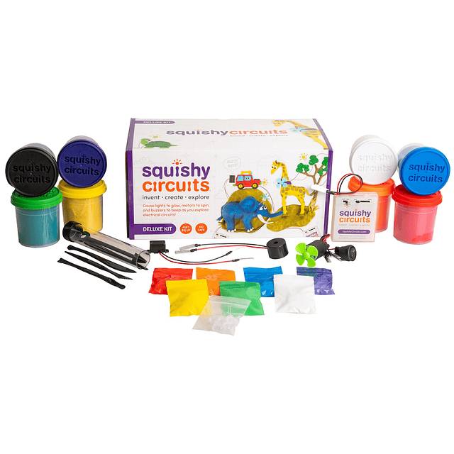 Squishy Kit de lujo Explore circuitos eléctricos con plastil