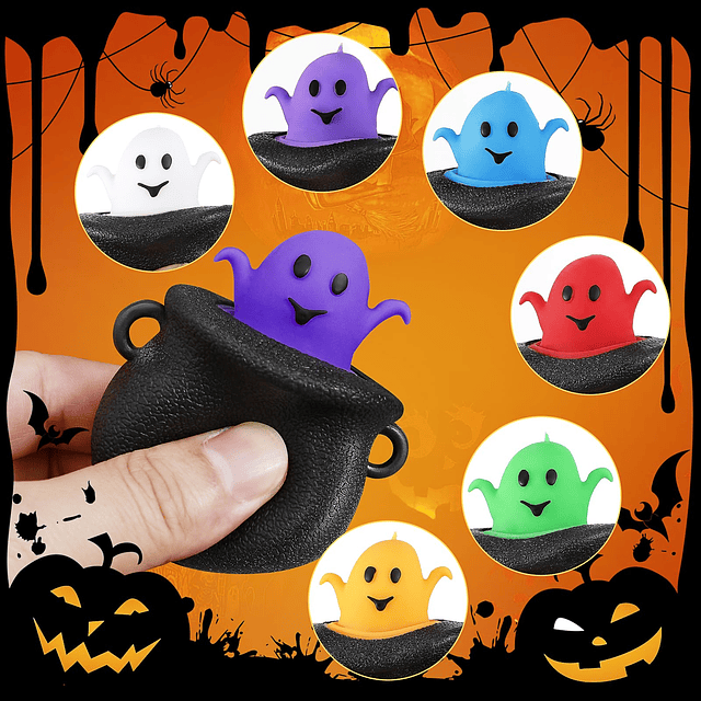 Squishy Juguetes blandos emergentes de Halloween 12PCS Calde