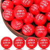 Squishy 20 bolas de estrés Jesús te ama, juguetes rojos para