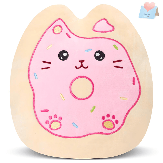 Squishy Almohada de felpa con forma de donut de 12.0 in, dis