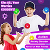 Squishy Bola hinchable con luz para niños Bolas de estrés se