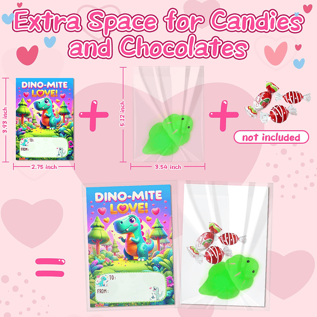 Squishy Tarjetas del día de San Valentín para niños, regalos