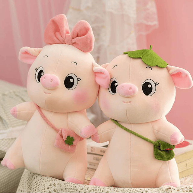 Squishy Peluche Cerdo Animales de Peluche Peluches Rosa 9 Pu