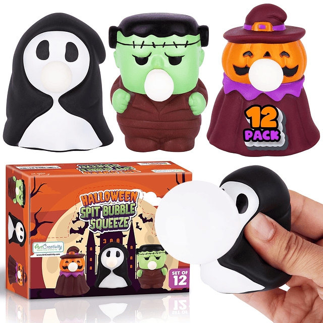 Squishy Juguetes para apretar burbujas de Halloween Juego de