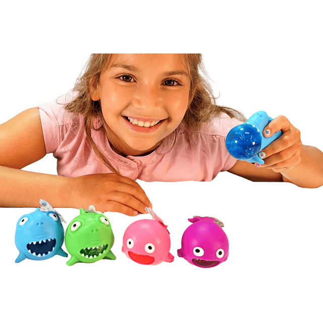 Squishy JARU Glitter Squeeze Ball Squishy Sea Pals Stress Ba