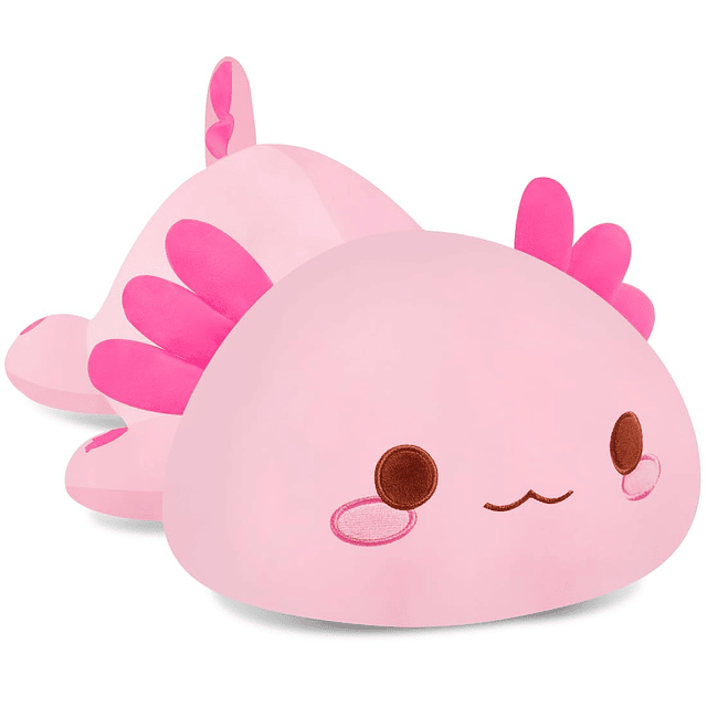 Squishy Almohada de Felpa Axolotl Rosa Lindo y Suave Animal