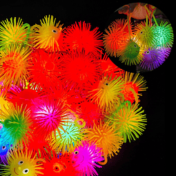 Squishy 36 bolas LED infladas brillantes, bolas de relleno d