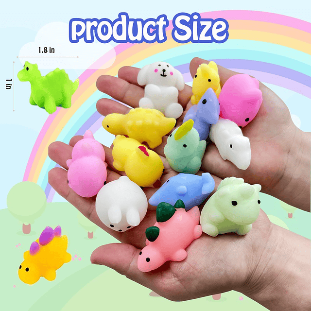 Squishy Mochi Squishies Squishy Toy 120 piezas Favores de fi