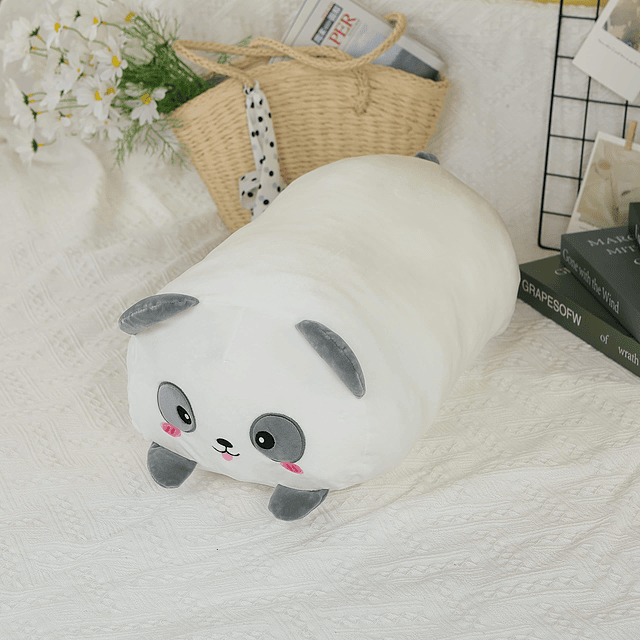 Squishy Almohada de peluche de panda grande de 23,6 pulgadas