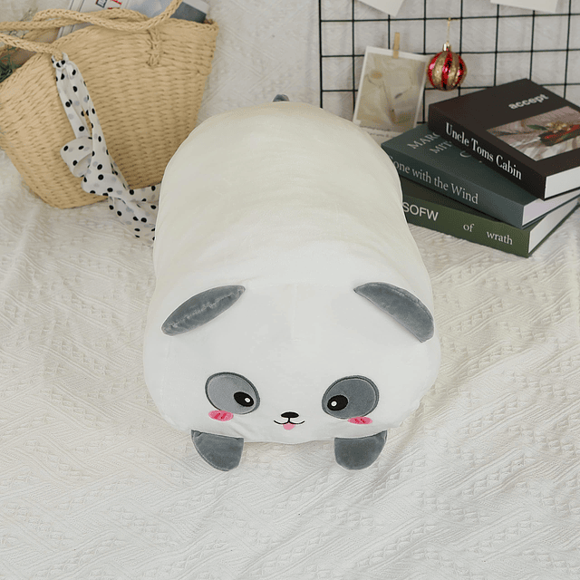 Squishy Almohada de peluche de panda grande de 23,6 pulgadas