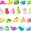 Squishy Squishies, paquete de 21 juguetes Mochi Squishy, ​​d