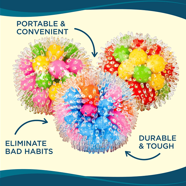 Squishy Bolas de estrés 3 unidades Bola de estrés sensorial