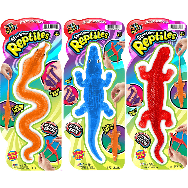 Squishy JARU Súper Elástico Pegajoso Reptiles Serpiente, Lag