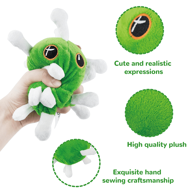 Squishy Covee Virus Toy Lindo juguete de peluche esponjoso d