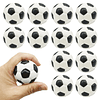 Squishy Paquete de 12 mini pelotas de fútbol antiestrés de 2