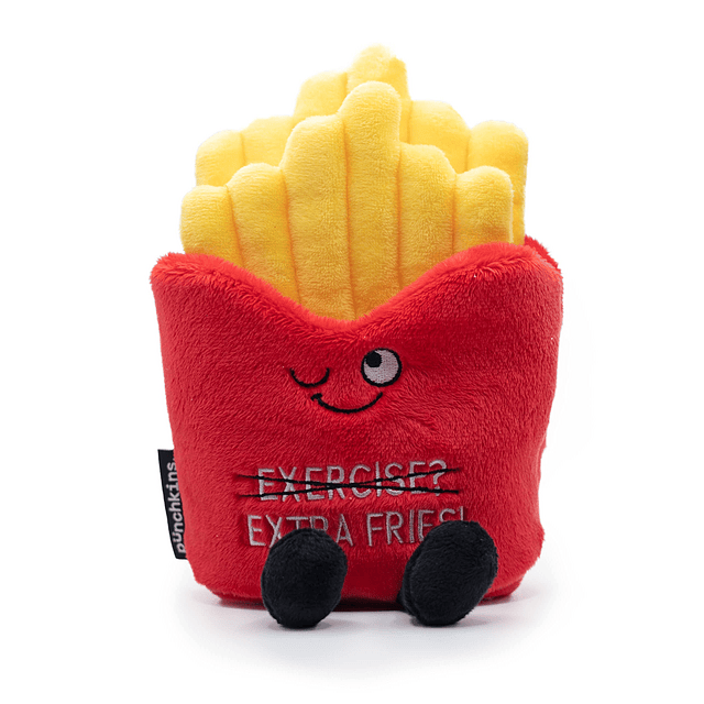 Squishy ¿Ejercicio? ¡Papas fritas extra! French Fry Plushie