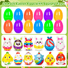 Squishy Paquete de 24 huevos de Pascua precargados con jugue