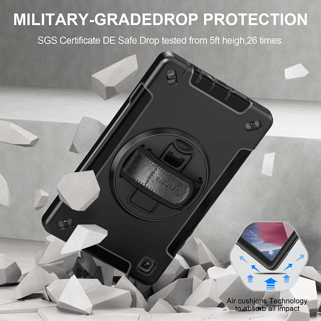 Funda para Galaxy Tab a7 Lite, de grado militar, resistente