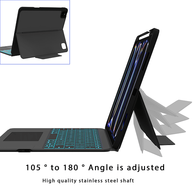 Funda para iPad Pro de 13 pulgadas M4 2024 con teclado - Fun