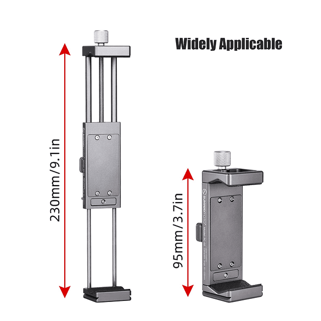 SUNWaYFOTO PC-02 - abrazadera universal para trípode para iP