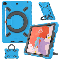 PEPKOO Funda triple a prueba de golpes para iPad 9/8/7 gener