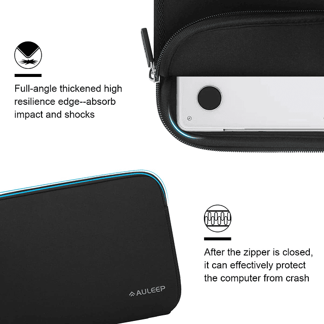 aULEEP Fundas para portátiles de 11 a 12 Pulgadas, Funda de