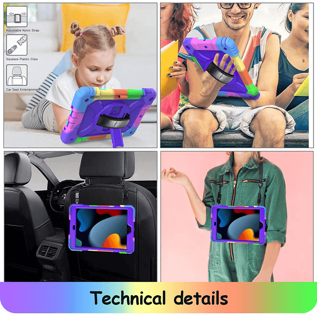 Funda para iPad de 9 generación, iPad 10.2 2021/2020/2019, f