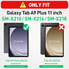 HXCaSEaC Funda para Samsung Galaxy Tab a9 Plus de 11", Prote