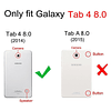 Funda Slim Shell para Samsung Galaxy Tab 4 8.0 8 pulgadas -