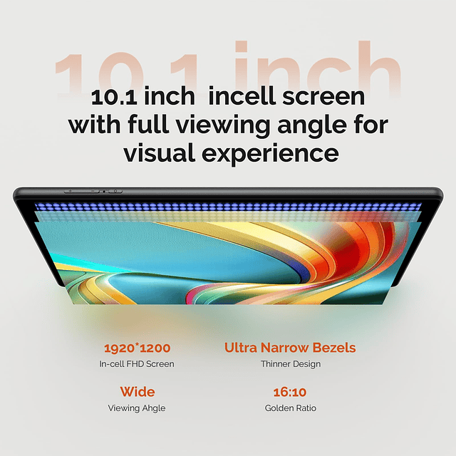 Tableta 2024 android 13 Tableta de 10,1 pulgadas con ROM de