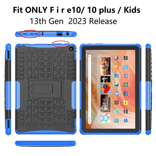 Maomini para tableta Kindle Fire hd 10/10 Plus Funda 2023 La