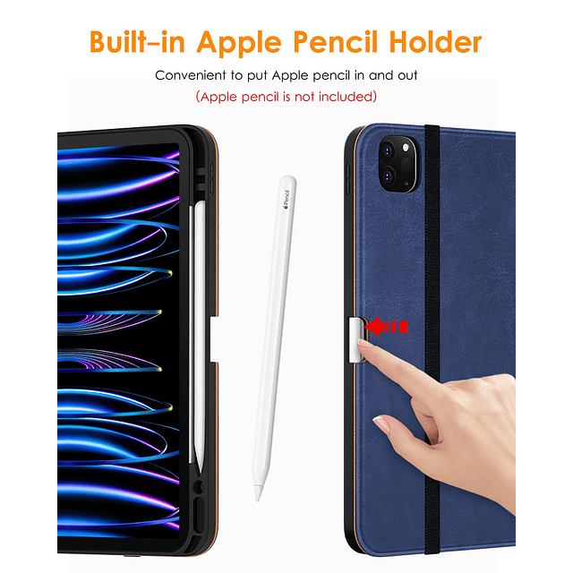 Funda de Cuero para iPad Pro 12.9 6 / 5 / 4 / 3 Generación 2