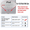 Funda para iPad 2022 de 10 generación de 10,9 pulgadas, sopo