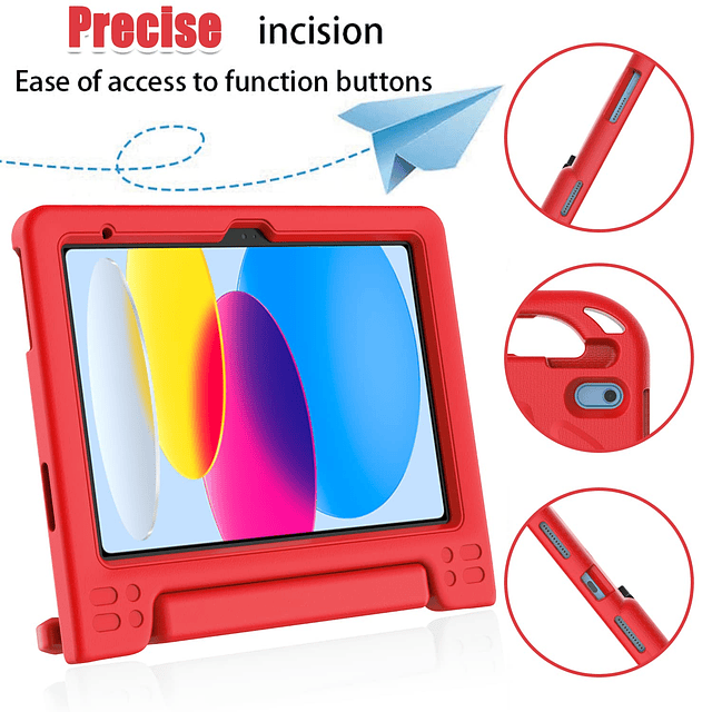 Funda para niños para iPad de 10 generación de 10.9 pulgadas