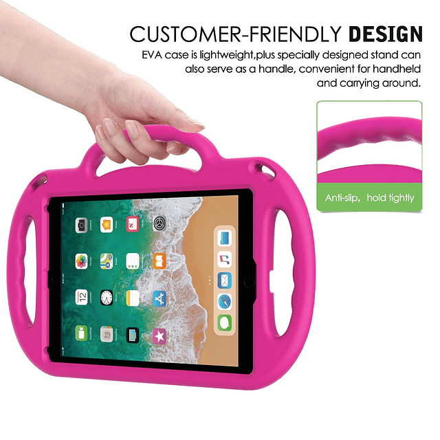 Funda para iPad 9.7 para niños para iPad 6/5 generación, iPa