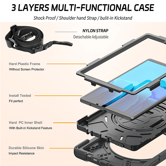 Funda de transporte para Samsung Galaxy Tab a7 Lite 2021 8.7