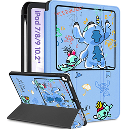 para iPad 9/8/7 generación de 10,2 pulgadas Funda con dibujo