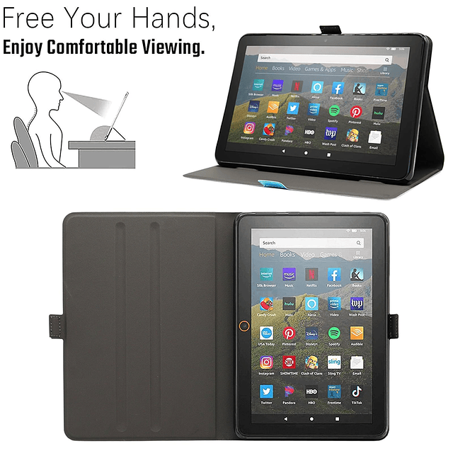 Funda para tableta amazon Kindle Fire HD 10 y Fire HD 10 Plu