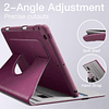 Funda giratoria para iPad 9/8/7 10,2 pulgadas, modelo 2021/2