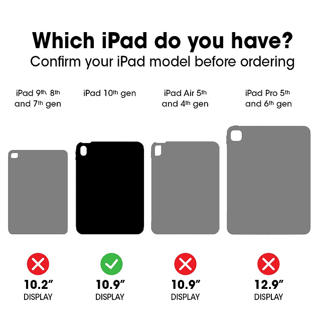 Funda SYMMETRY FOLIO SERIES para iPad de 10 generación SOLO